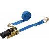 Upínací popruh COMPASS Popruh s račňou a háky 1ks 350daN 25mm x 5m TÜV (02245)