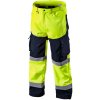 NEO Tools Softshellové pracovné nohavice reflexné výstražné žlté, veľkosť M