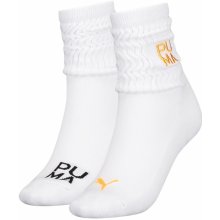 Puma dámske ponožky Women Slouch Sock 2P biela