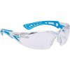 Ochranné okuliare BOLLE RUSH PLUS SMALL bielo-modré