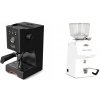 Gaggia Classic UP, black + Ascaso H64, white