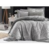 Francouzské povlečení Satén 200x200, 70x90cm Rovena grey