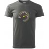 Tachometer cíti sa - 70 rokov - Klasické pánske tričko vyššej gramáže - 4XL ( Tmavá bridlica (sivá so zeleným nádychom) )