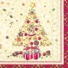 Servítky malé 25x25cm - Winter Bakery Tree