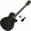 Ibanez AEG621-BOT Basic SET Black Out Elektroakustická gitara Jumbo