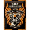 Donga Plechová cedula - Harley-Davidson Wild At Heart (Special Edition)