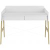 BELL AMY Písací stôl SO SIXTY DESK birch/biela drevo 125 cm x 96,5 cm x 65 cm