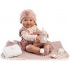 Antonio Juan 50160 MIA žmurkacia a cikajúci realistická bábätko s celovinylovým telom 42 cm