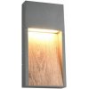 TRIO 246960135 SALMON vonkajšie nástenné svietidlo SMD LED 13W/1200lm 3000K IP44 antracit, imitácia dreva