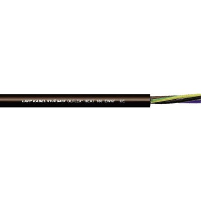 Lapp ÖLFLEX® HEAT 180 EWKF 46506/500 vysokoteplotný kábel 2 x 1 mm², 500 m, čierna