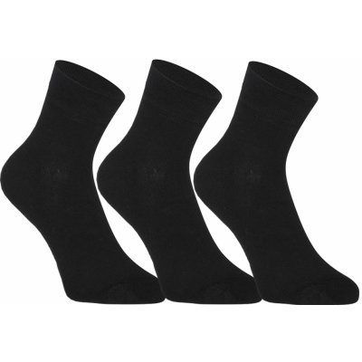 Styx 3Pack ponožky členkové bambusové 3HBK960 čierne