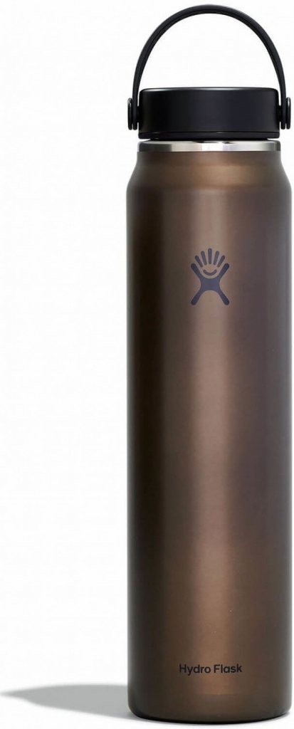 Hydro Flask 24 oz Lightweight Wide Flex Cap Bottle obsidian 710 ml