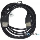 Vakoss TC-U1297K USB 2.0 A-A F/M, 1,8m, černý