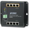 OPRAVENÉ - Planet WGS-804HPT plochý L2 switch, 8x1Gb, 4x PoE 802.3at 144W, 48-54VDC, -40~75°C, IP30, fanless