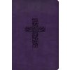 KJV Rainbow Study Bible, Purple Leathertouch: Ribbon Marker, Color-Coded Text, Smythe Sewn Binding, Easy to Read Bible Font, Bible Study Helps, Full-C Holman Bible Staff