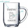 Pieskovaný polliter na pivo Tondov vercajk