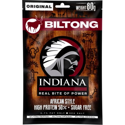 Indiana Indiana Biltong Original 80 g hovädzie - originál