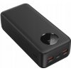 BWOO Power banka 22,5W, 30000 mAh s LCD displejom, čierna