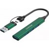 Canyon DS-02 zelený CNS-TDS02GR - USB / USB-C rozbočovač (HUB) 4port