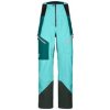 Ortovox 3L GUARDIAN SHELL PANTS W ice watterfall L; Modrá kalhoty