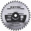 EXTOL PREMIUM Pílový kotúč s SK plátkami 350x3,5x30mm 40z, 8803251