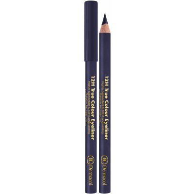 Dermacol 12h True Colour Eyeliner drevená ceruzka na oči 07 Grey 2 g