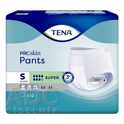 TENA Pants Super S naťahovacie inkontinenčné nohavičky 1x12 ks