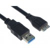 PremiumCord KU3MA1BK Kabel USB 3.0 USB A - Micro USB B, MM, 1m, 5Gbps