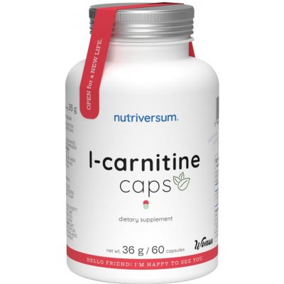 Nutriversum L-Carnitine caps 60 kapsúl