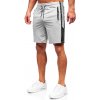 Sivé pánske teplákové šortky Bolf 68006