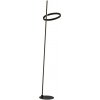 Just Light Stojacia LED lampa Ritus, 21W, 2200lm, čierna, 159,5 cm