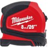 MILWAUKEE Meter, zvinovací ProCOMPACT 8M/26FT/25MM