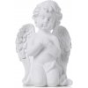 ANJEL KĽAČIACI BIELY POLY 18,5*13,5*27,5CM