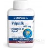 MedPharma Vápnik 600 mg Vitamín D liquid 67 kapsúl