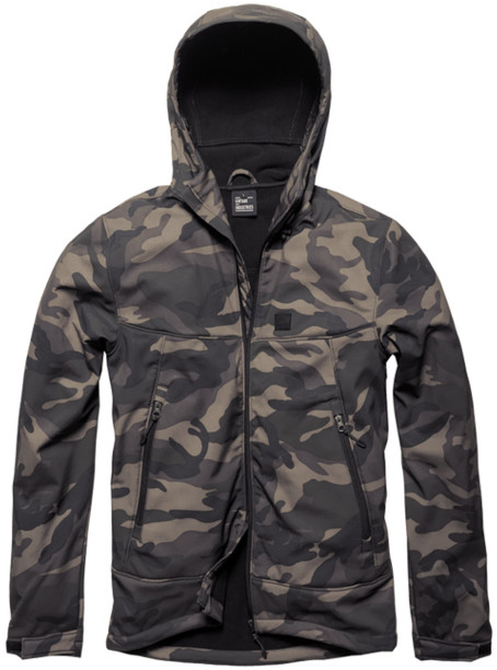 Vintage Industries Alford softshell bunda darkcamo