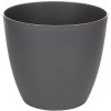Ella Mat dekorativní květináč antracitová Průměr: 7 cm