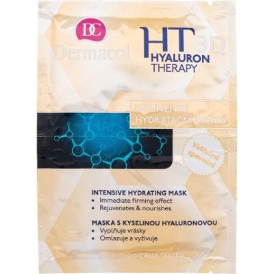 Dermacol 3D Hyaluron Therapy intenzívna hydratačná a remodelačná maska 16 ml pre ženy