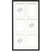 Deknudt S65KK2 black 6x10x15 Wood Gallery double Passepartout