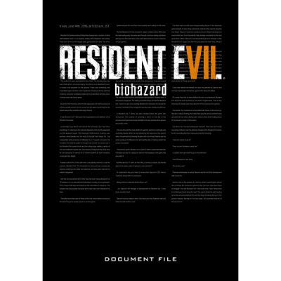 Dark Horse Resident Evil 7: Biohazard Document File