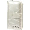 Pierre Cardin 02 LEAF 116 krémová dámska peňaženka z hovädzej kože 9,5 x 17 x 3,3 cm
