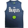 Tielko The Beatles - Drop T Logo & Apple, Unisex,Modrá,M