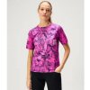 Endura LTD Grid Floral dámsky dres krátky rukáv Pink Pop vel. M
