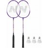 Nils NRZ2053 HLINÍKOVÁ / BADMINTONOVÁ SADA 2 RAKETY + 3 KOŠELKY + V KRYT