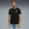 PUMA Olympique de Marseille 25/26 bavlnené tričko čierne S