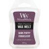 Vonný vosk Woodwick Dark Poppy, doba horenia až 10 hodín