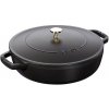 Staub Kastról so samopodlievacou pokrievkou 28 cm 3,7l čierny