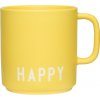 Hrnček s uškom Favourite Happy žltý