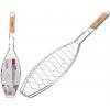 BBQ Opekač na rybu 58x14cm drev. rukoväť