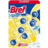Bref Power Aktiv Lemon tuhý, WC blok, 3 x 50g