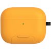 AppleKing obal s výklopným stojanom a karabínou pre AirPods Pro 3 - žltý - možnosť vrátiť tovar ZADARMO do 30tich dní